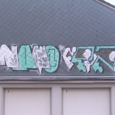 Graffiti and street art from a photo tour in Bremen including colourful sprayed tags and top-to-bottoms.