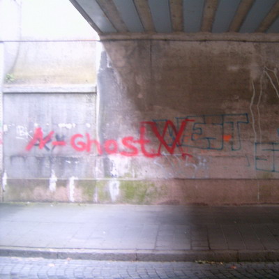 Graffiti and street art from a photo tour in Bremen including colourful sprayed tags and top-to-bottoms.