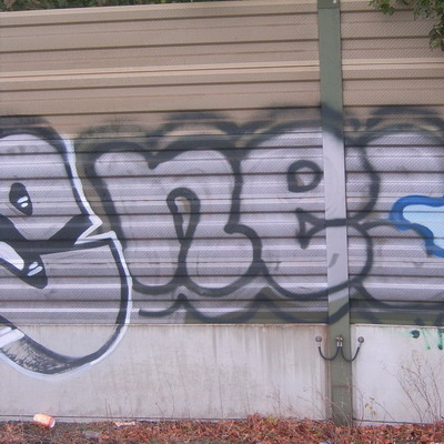 Graffiti and street art from a photo tour in Bremen including colourful sprayed tags and top-to-bottoms.