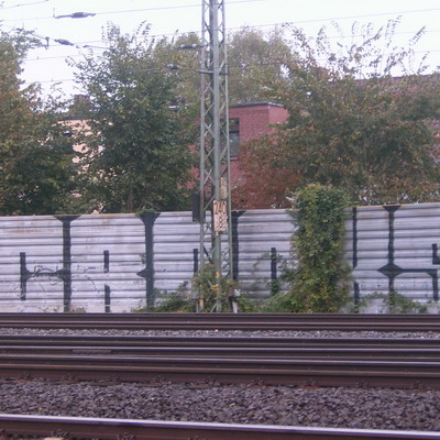Graffiti and street art from a photo tour in Bremen including colourful sprayed tags and top-to-bottoms.