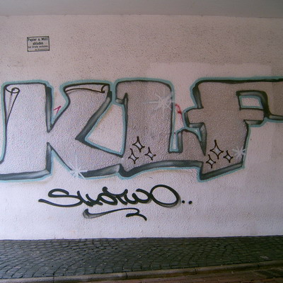 Graffiti and street art from a photo tour in Bremen including colourful sprayed tags and top-to-bottoms.