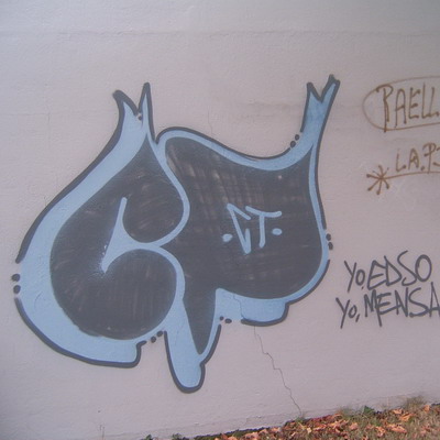 Graffiti and street art from a photo tour in Bremen including colourful sprayed tags and top-to-bottoms.