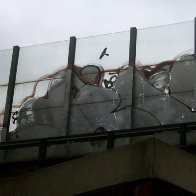 Graffiti and street art from a photo tour in Bremen including colourful sprayed tags and top-to-bottoms.