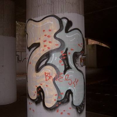 Graffiti and street art from a photo tour in Bremen including colourful sprayed tags and top-to-bottoms.