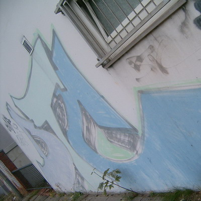 Graffiti and street art from a photo tour in Bremen including colourful sprayed tags and top-to-bottoms.