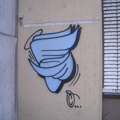 Graffiti and street art from a photo tour in Bremen including colourful sprayed tags and top-to-bottoms.