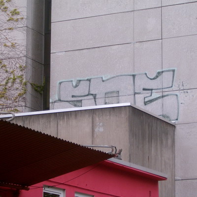 Graffiti and street art from a photo tour in Bremen including colourful sprayed tags and top-to-bottoms.