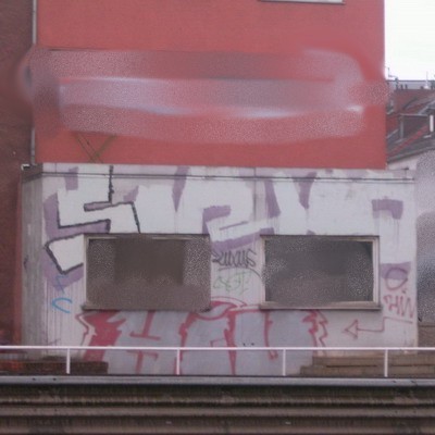 Graffiti and street art from a photo tour in Bremen including colourful sprayed tags and top-to-bottoms.