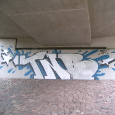 Graffiti and street art from a photo tour in Bremen including colourful sprayed tags and top-to-bottoms.