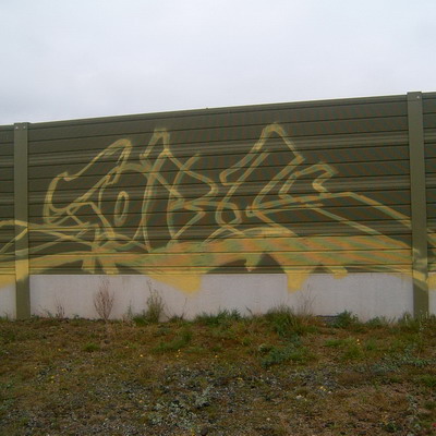 Graffiti and street art from a photo tour in Bremen including colourful sprayed tags and top-to-bottoms.