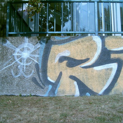 Graffiti and street art from a photo tour in Bremen including colourful sprayed tags and top-to-bottoms.