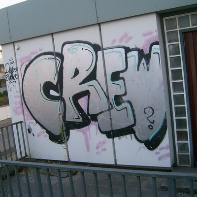 Graffiti and street art from a photo tour in Bremen including colourful sprayed tags and top-to-bottoms.