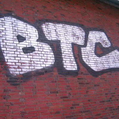 Graffiti and street art from a photo tour in Bremen including colourful sprayed tags and top-to-bottoms.