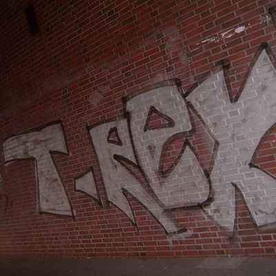 Graffiti and street art from a photo tour in Bremen including colourful sprayed tags and top-to-bottoms.