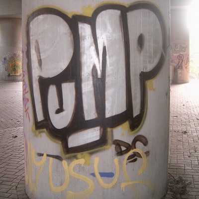 Graffiti and street art from a photo tour in Bremen including colourful sprayed tags and top-to-bottoms.