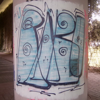 Graffiti and street art from a photo tour in Bremen including colourful sprayed tags and top-to-bottoms.