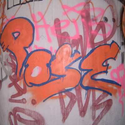 Graffiti and street art from a photo tour in Bremen including colourful sprayed tags and top-to-bottoms.
