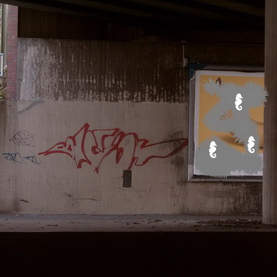 Graffiti and street art from a photo tour in Bremen including colourful sprayed tags and top-to-bottoms.