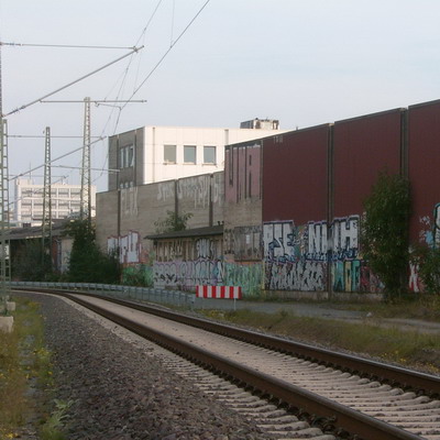 Graffiti and street art from a photo tour in Bremen including colourful sprayed tags and top-to-bottoms.