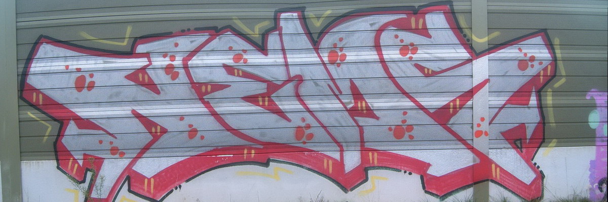 Graffiti and street art from a photo tour in Bremen including colourful sprayed tags and top-to-bottoms.