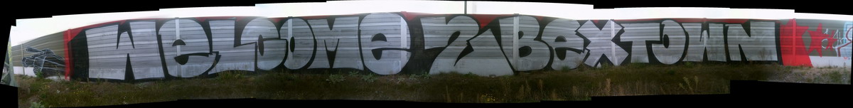 Graffiti and street art from a photo tour in Bremen including colourful sprayed tags and top-to-bottoms.