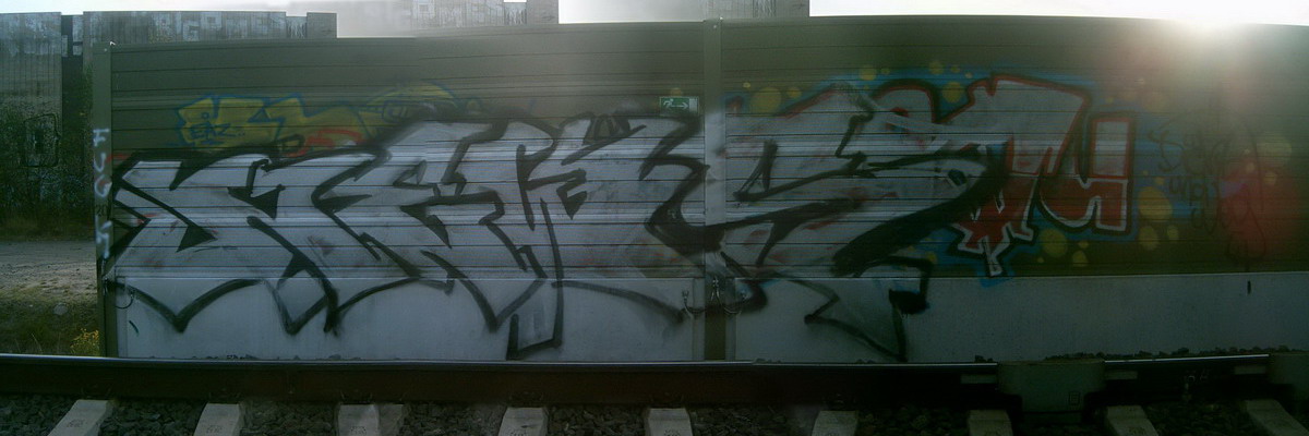 Graffiti and street art from a photo tour in Bremen including colourful sprayed tags and top-to-bottoms.
