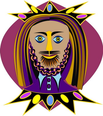 Graphic of a king by Jolly Daubs.