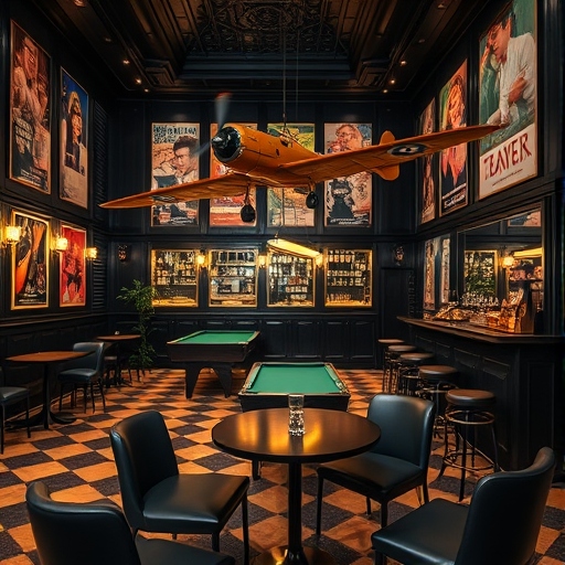 KI-Bild Café mit Kinoambiente