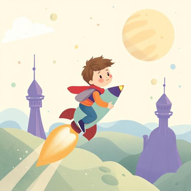 KI-Bild Friedensrakete